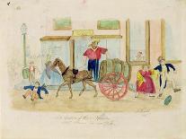 The Beauties of Street Sprinkling, New York City, 1856-Thomas Worth-Framed Stretched Canvas