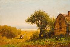 View Near Newport, Rhode Island, 1840-70-Thomas Worthington Whittredge-Giclee Print