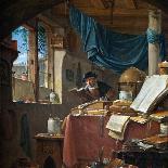 Alchemist in His Laboratory-Thomas Wyck-Giclee Print