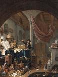 Merchants from Holland and the Middle East Trading in a Mediterranean Port-Thomas Wyck-Giclee Print