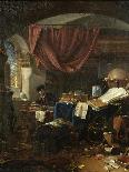 Alchemist in His Laboratory-Thomas Wyck-Giclee Print