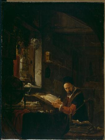 Writer in His Study