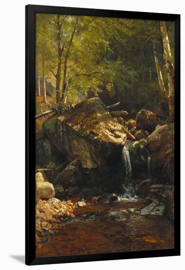 Thompson Cascade, White Mountains-Albert Bierstadt-Framed Giclee Print