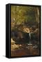 Thompson Cascade, White Mountains-Albert Bierstadt-Framed Stretched Canvas