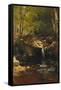 Thompson Cascade, White Mountains-Albert Bierstadt-Framed Stretched Canvas