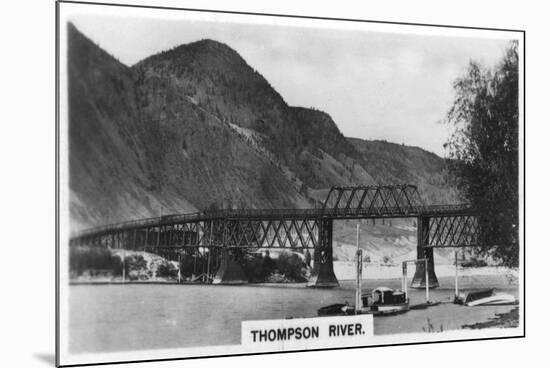 Thompson River, British Columbia, Canada, C1920S-null-Mounted Giclee Print