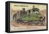 Thomson-Houston Locomotive-null-Framed Stretched Canvas