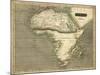 Thomson's Map of Africa-Thomson-Mounted Art Print