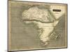 Thomson's Map of Africa-Thomson-Mounted Art Print