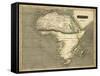 Thomson's Map of Africa-Thomson-Framed Stretched Canvas