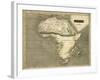 Thomson's Map of Africa-Thomson-Framed Art Print