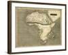 Thomson's Map of Africa-Thomson-Framed Art Print