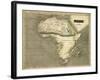 Thomson's Map of Africa-Thomson-Framed Art Print