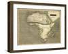 Thomson's Map of Africa-Thomson-Framed Art Print