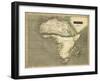 Thomson's Map of Africa-Thomson-Framed Art Print