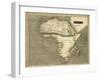 Thomson's Map of Africa-Thomson-Framed Art Print