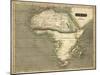 Thomson's Map of Africa-Thomson-Mounted Art Print