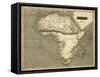 Thomson's Map of Africa-Thomson-Framed Stretched Canvas