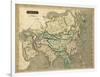 Thomson's Map of Asia-Thomson-Framed Art Print