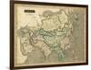 Thomson's Map of Asia-Thomson-Framed Art Print