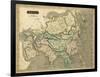 Thomson's Map of Asia-Thomson-Framed Art Print