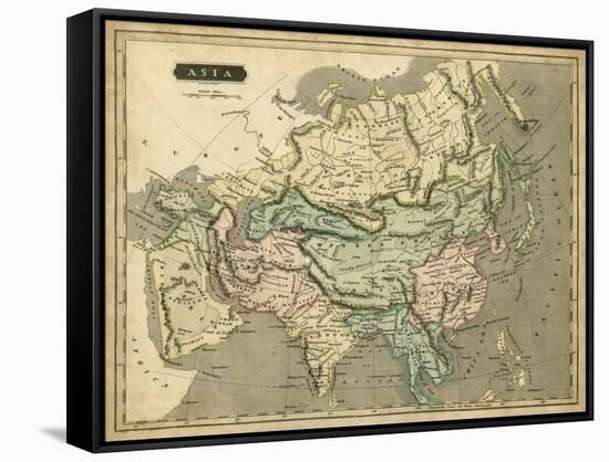 Thomson's Map of Asia-Thomson-Framed Stretched Canvas