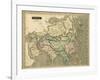 Thomson's Map of Asia-Thomson-Framed Art Print