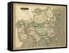 Thomson's Map of Asia-Thomson-Framed Stretched Canvas