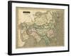 Thomson's Map of Asia-Thomson-Framed Art Print