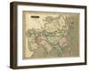 Thomson's Map of Asia-Thomson-Framed Art Print