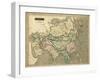 Thomson's Map of Asia-Thomson-Framed Art Print