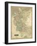 Thomson's Map of Germany-Thomson-Framed Art Print