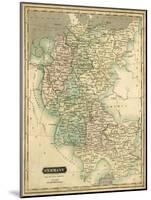 Thomson's Map of Germany-Thomson-Mounted Art Print