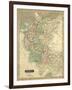 Thomson's Map of Germany-Thomson-Framed Art Print