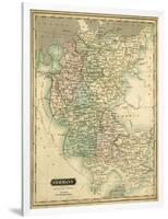 Thomson's Map of Germany-Thomson-Framed Art Print