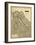 Thomson's Map of Italy-Thomson-Framed Art Print