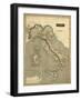 Thomson's Map of Italy-Thomson-Framed Art Print