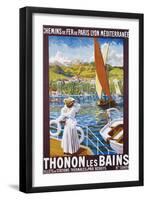 Thonon Les Bains Poster by Robert Boullier-null-Framed Giclee Print