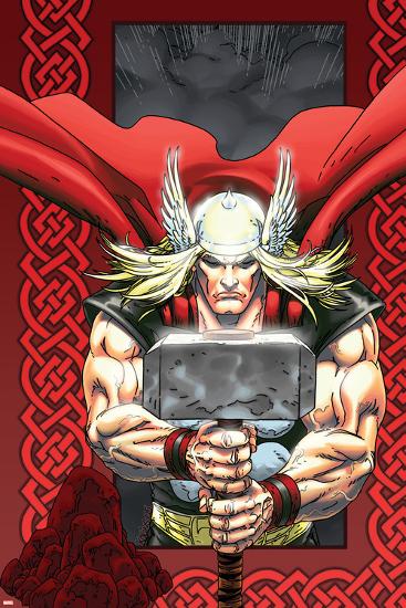 Thor: Blood Oath No.6 Cover: Thor-Scott Kolins-Lamina Framed Poster