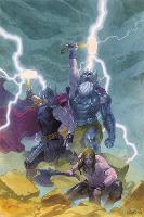 Thor: God of Thunder #9 Cover: Odin, Thor-Esad Ribic-Lamina Framed Poster