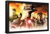 Thor, Hulk, Captain America, Hawkeye, Black Widow, and Iron Man from The Avengers: Age of Ultron-null-Framed Poster