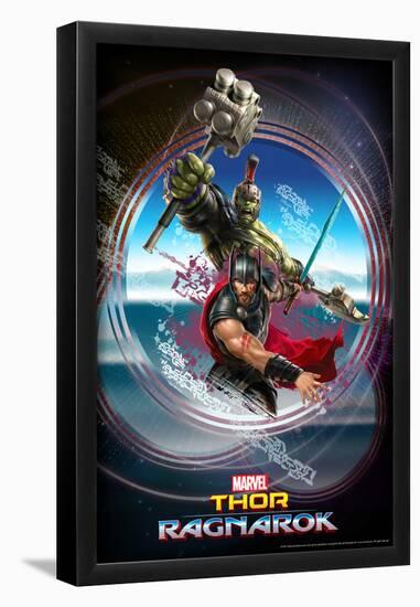 Thor: Ragnarok - Thor, Hulk-null-Framed Poster