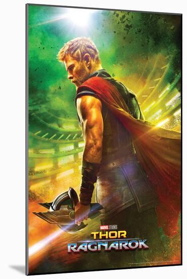 Thor: Ragnarok - Thor-null-Mounted Poster