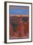 Thor's Hammer, Bryce Canyon, Utah-Lantern Press-Framed Art Print