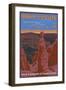 Thor's Hammer, Bryce Canyon, Utah-Lantern Press-Framed Art Print