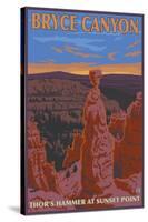 Thor's Hammer, Bryce Canyon, Utah-Lantern Press-Stretched Canvas