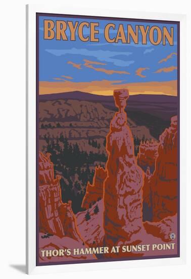 Thor's Hammer, Bryce Canyon, Utah-Lantern Press-Framed Art Print