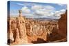 Thor's Hammer from the Navajo Loop Trail on a Partially Cloudy Day-Eleanor Scriven-Stretched Canvas