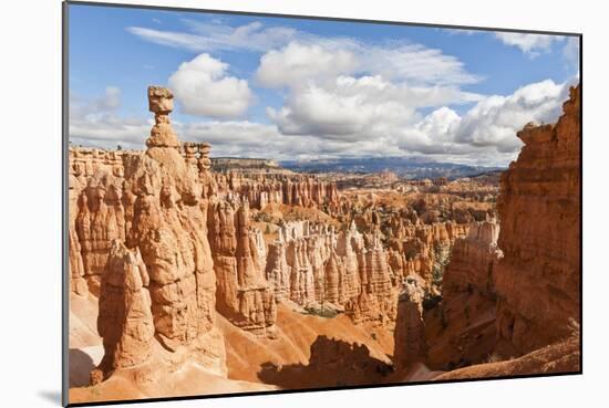 Thor's Hammer from the Navajo Loop Trail on a Partially Cloudy Day-Eleanor Scriven-Mounted Photographic Print