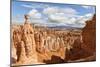 Thor's Hammer from the Navajo Loop Trail on a Partially Cloudy Day-Eleanor Scriven-Mounted Photographic Print